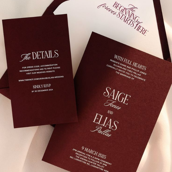 Faire-part - Velour d'amour