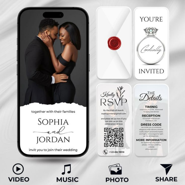 Faire-part Digital - Collection luxe